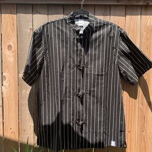 Magic Stick Entertainment Les China Shirt black  size large NWT